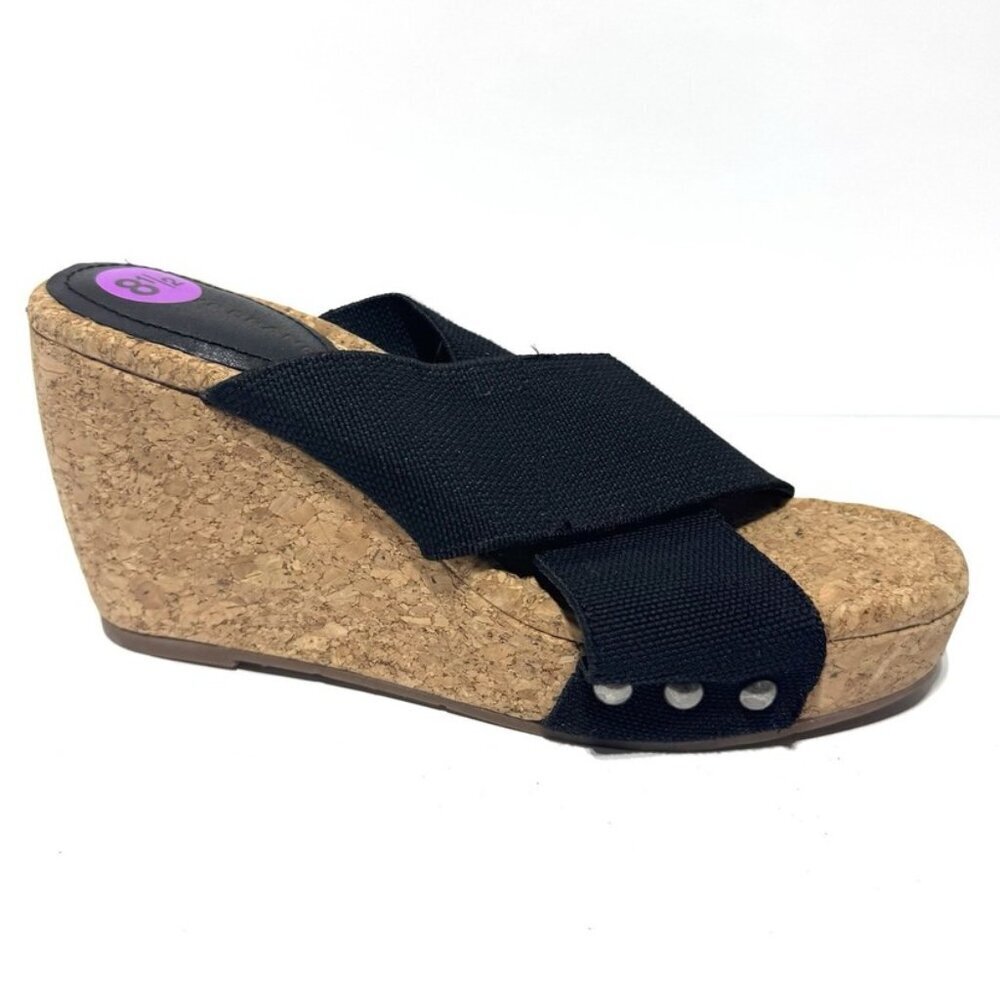Lucky Brand Womens Valmai Sandals Black Size 8.5 M